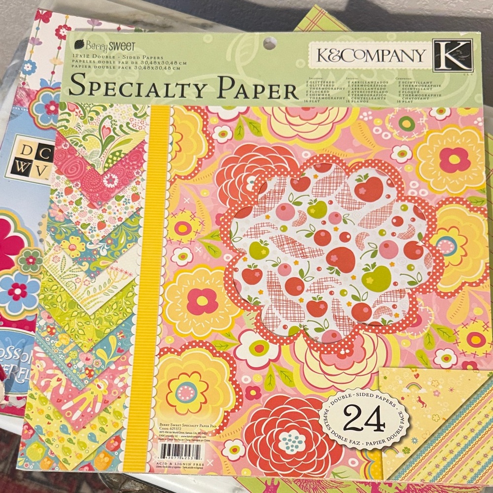 scrapbooking paper lot- incomplete books - Picture 2 of 10